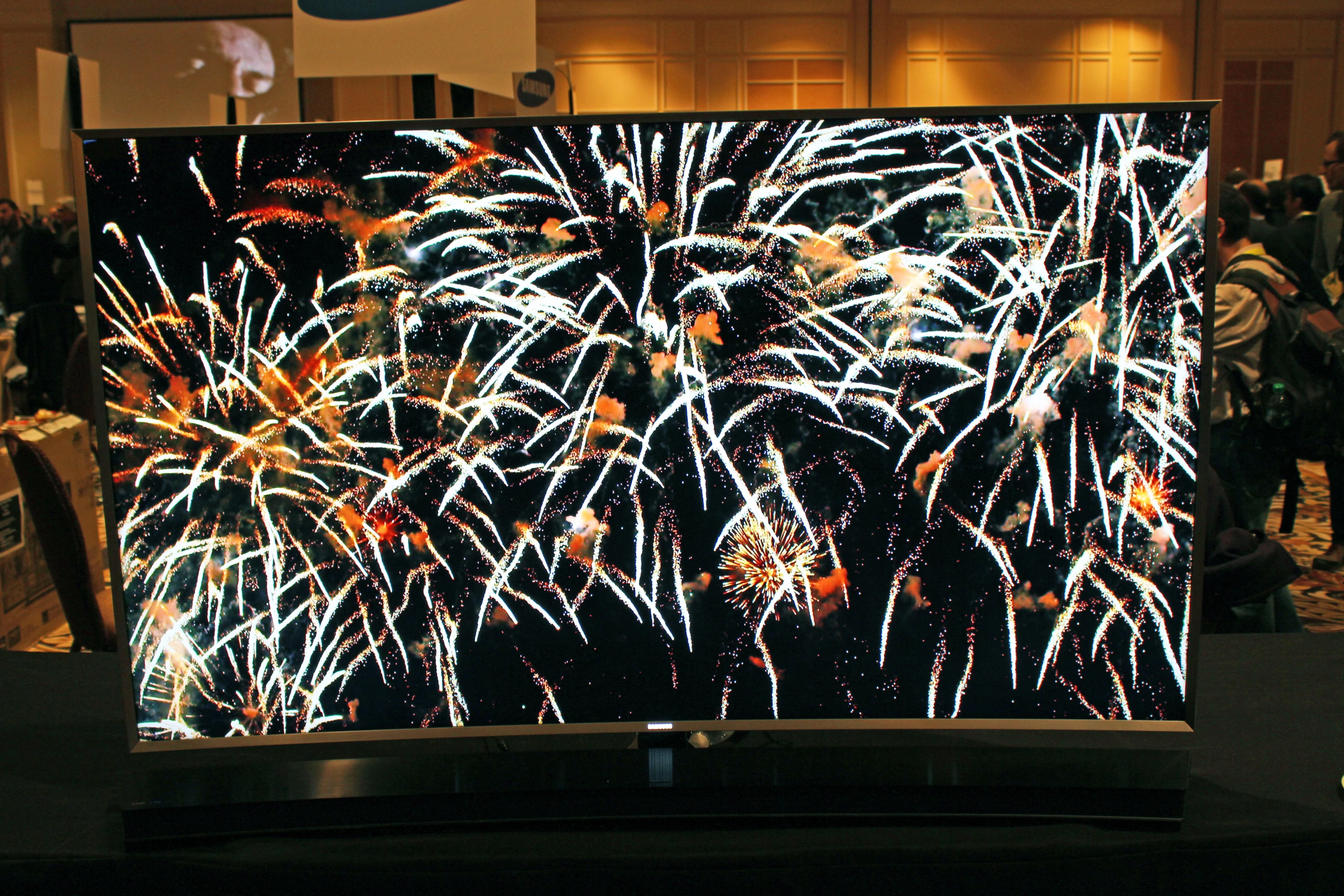 Unveiled at CES, Samsung's SUHD LCD TVs offer picture quality comparable to OLED TVs (Photo: Will Shanklin/Gizmag.com)
