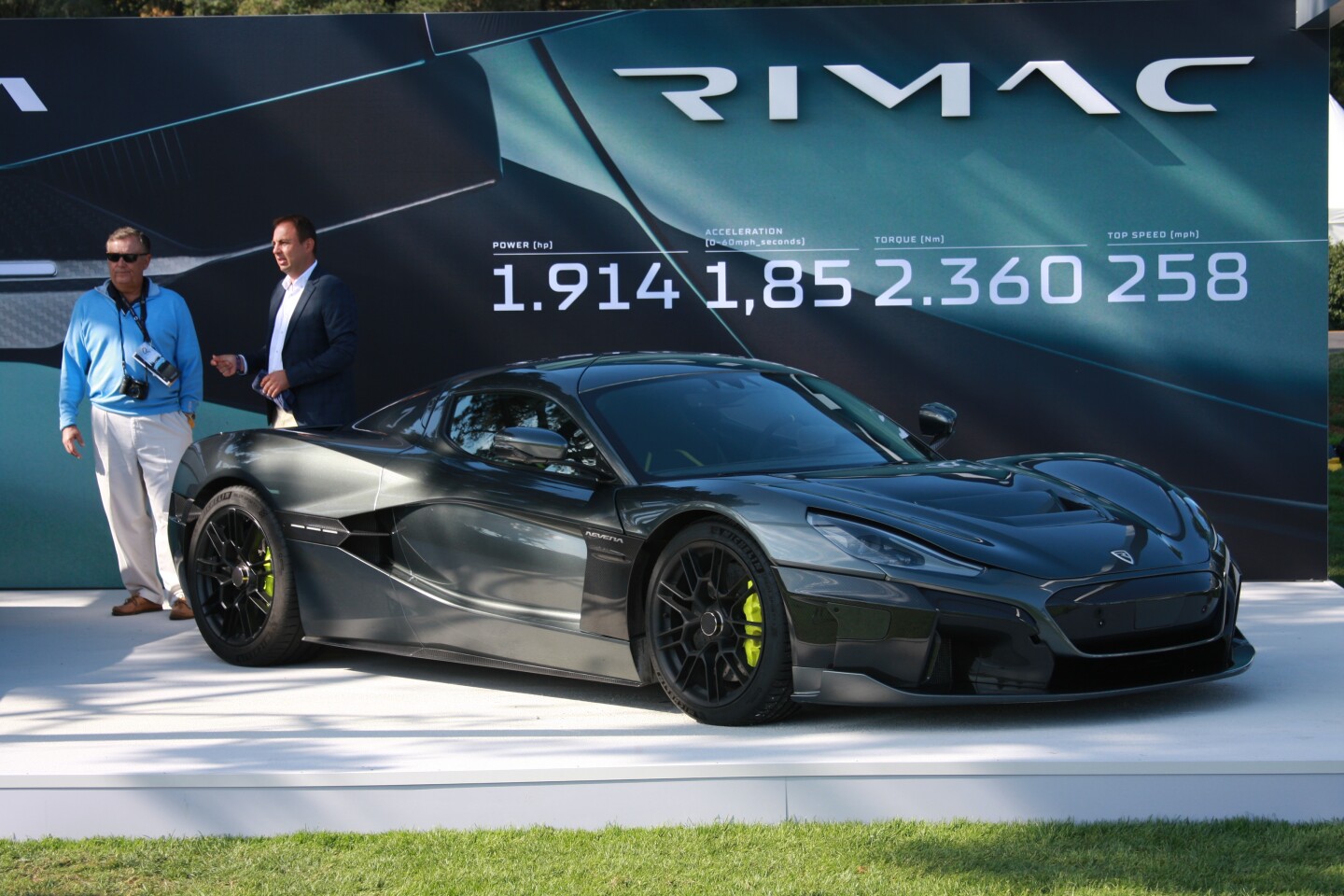 Rimac just keeps on making news. All the key performance numbers can be seen on the wall behind the Never. The full story can be found here.