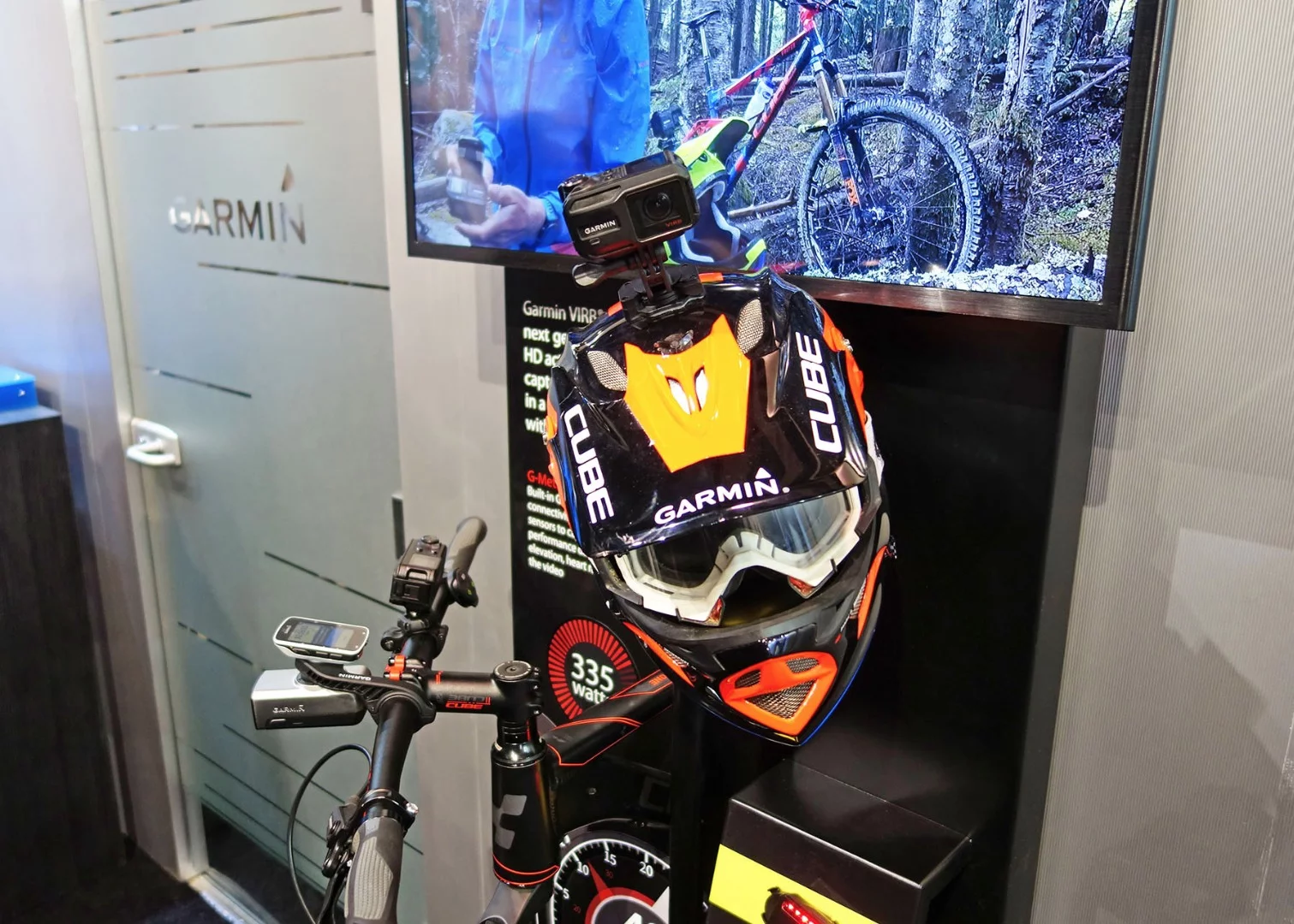 It wasn't just phone companies in attendance: Garmin had a stall for example