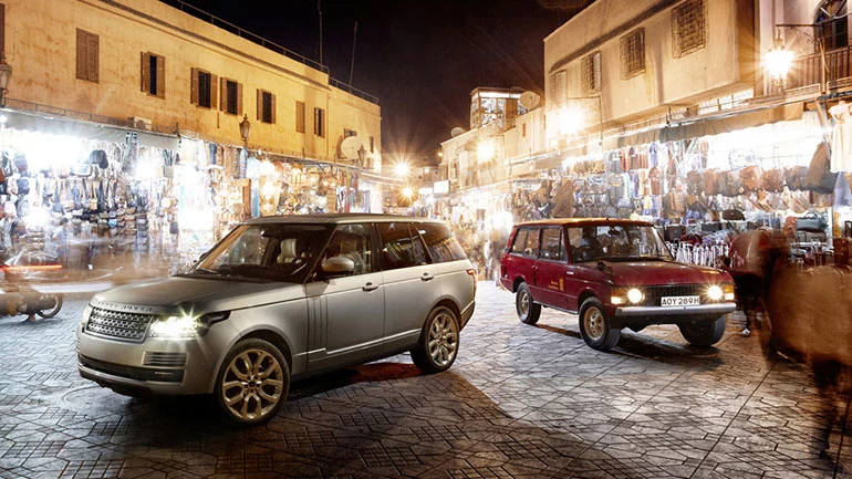 2013 Range Rover and friend in the Souk