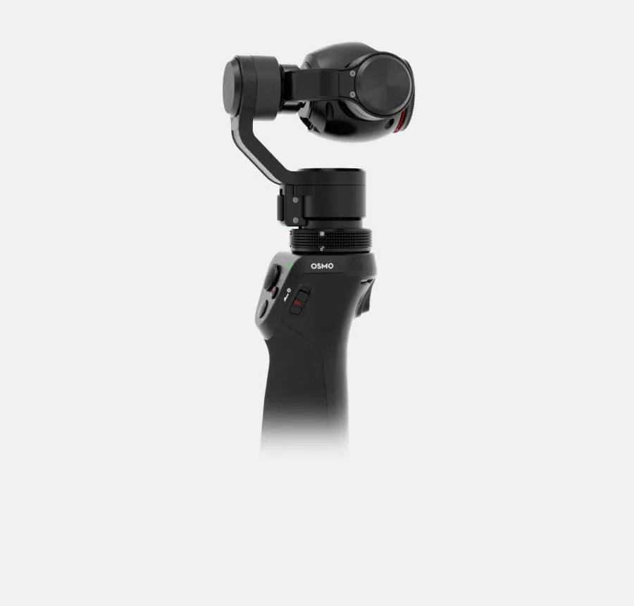 DJI Osmo - with the X5R micro four thirds camera on board it's quite a weapon