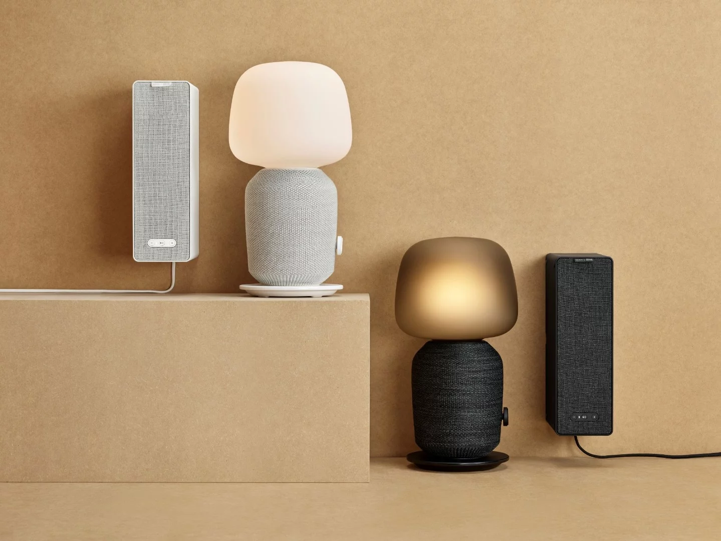 The Symfonisk range's first products are a table lamp with integrated Wi-Fi speaker and a small bookshelf speaker