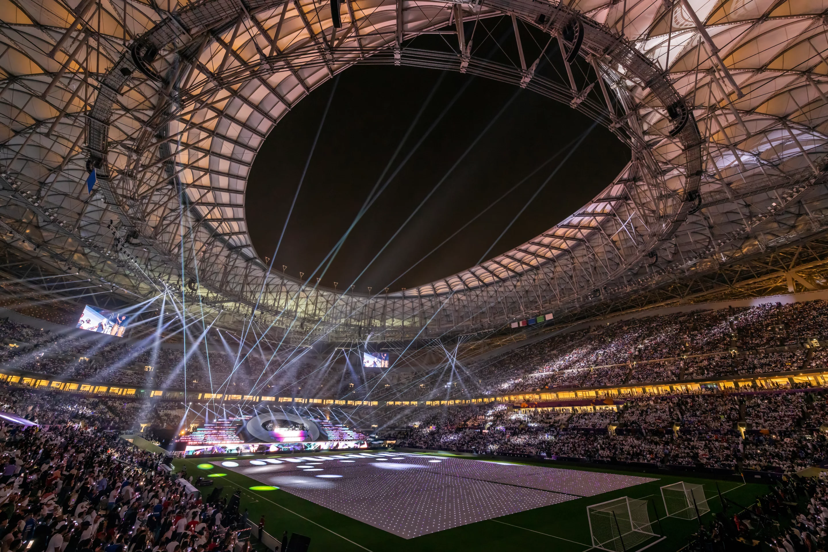 Lusail Stadium has capacity for up to 80,000 people