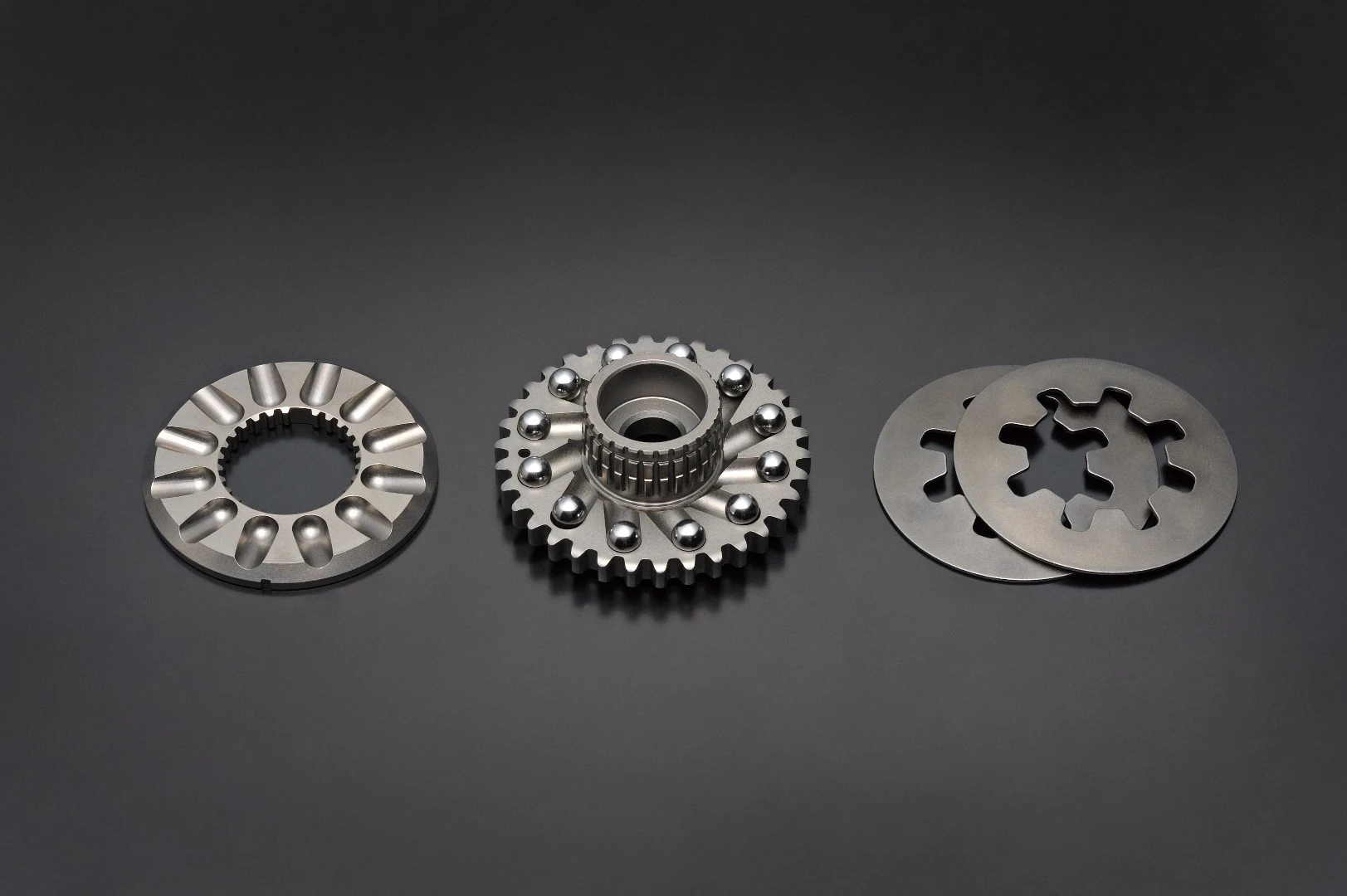 The variable valve timing system of the 2017 Suzuki GSX-R1000/R employs a simple centrifugal design