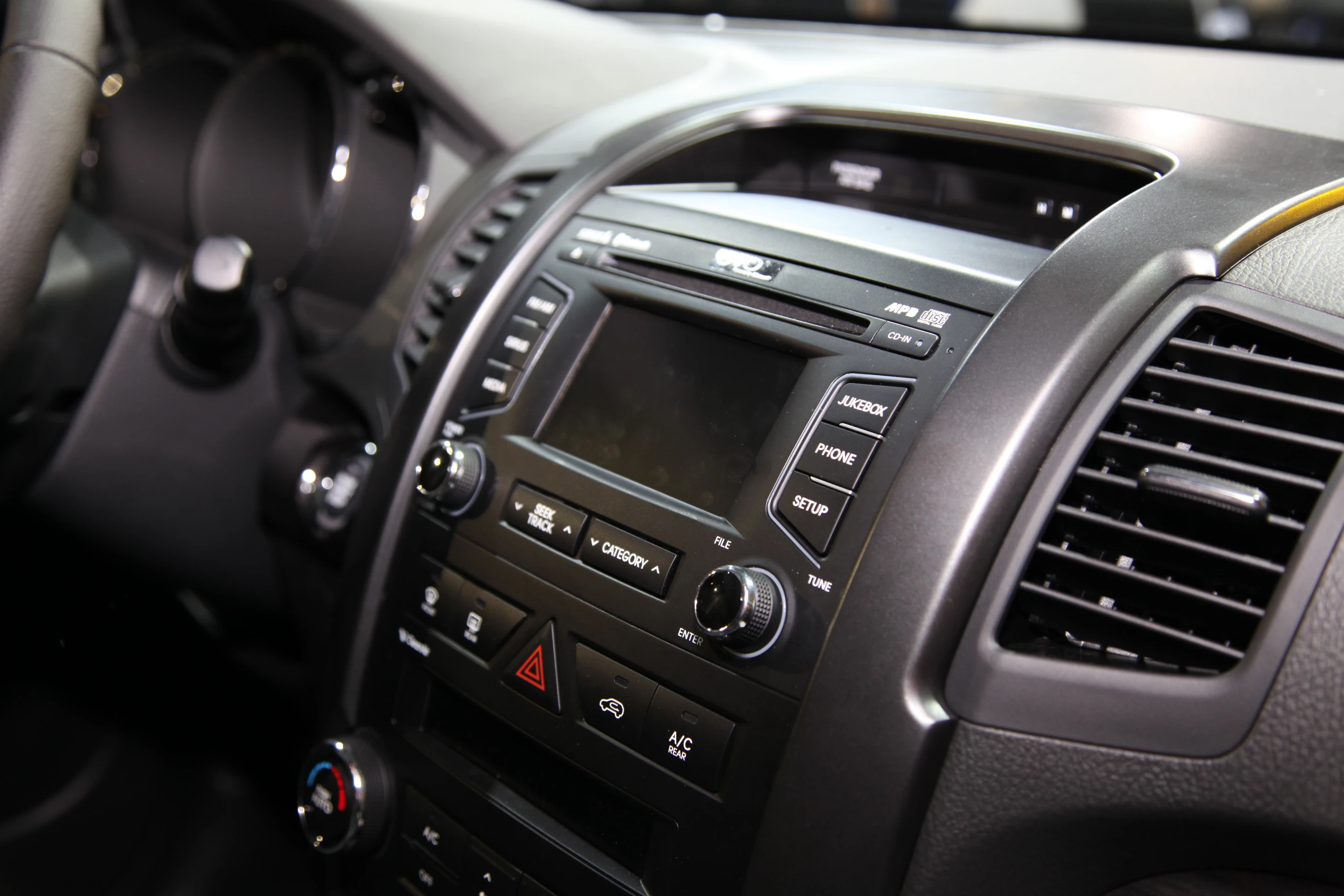 The Kia UVO in-car infotainment system