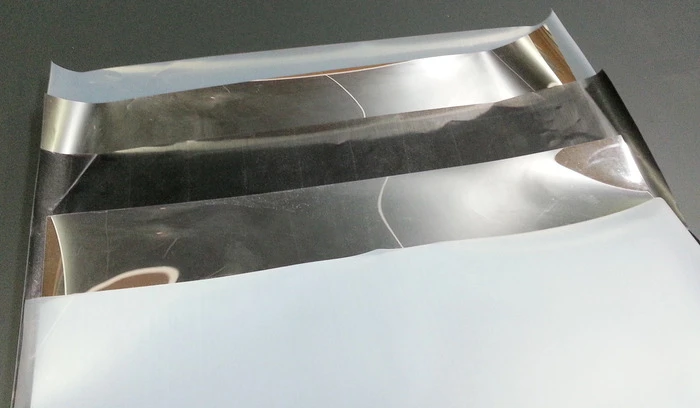 The SmartMat is made from a pressure-sensitive plastic film that is sandwiched between two conductive polymer film layers