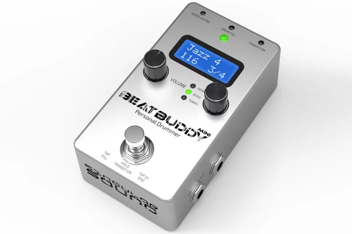 Gizmag reviews the BeatBuddy Mini: a drum machine in a pedal