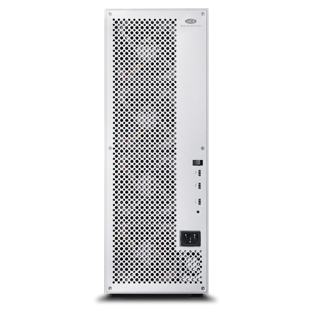 There are four fans to cool all 12 hard drives