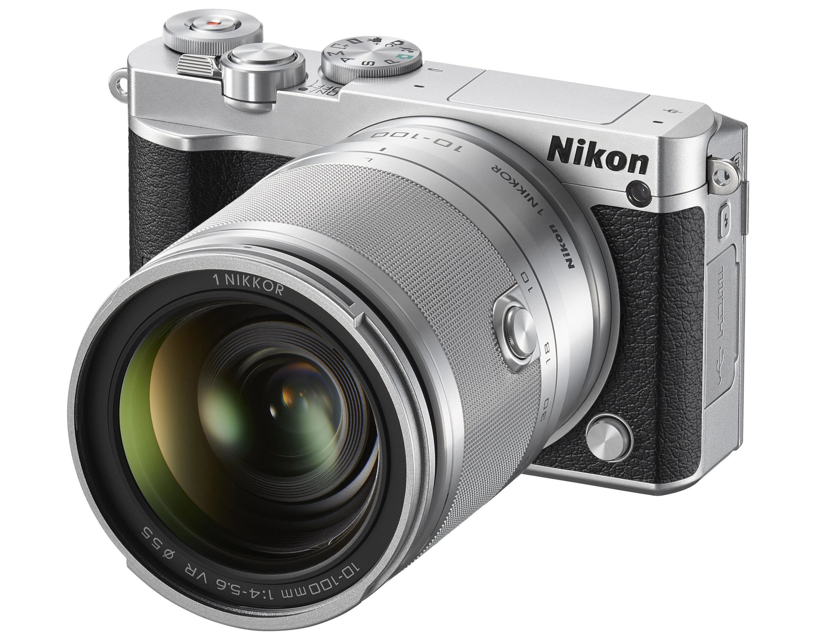 The Nikon 1 J5 uses Nikon 1 mount lenses
