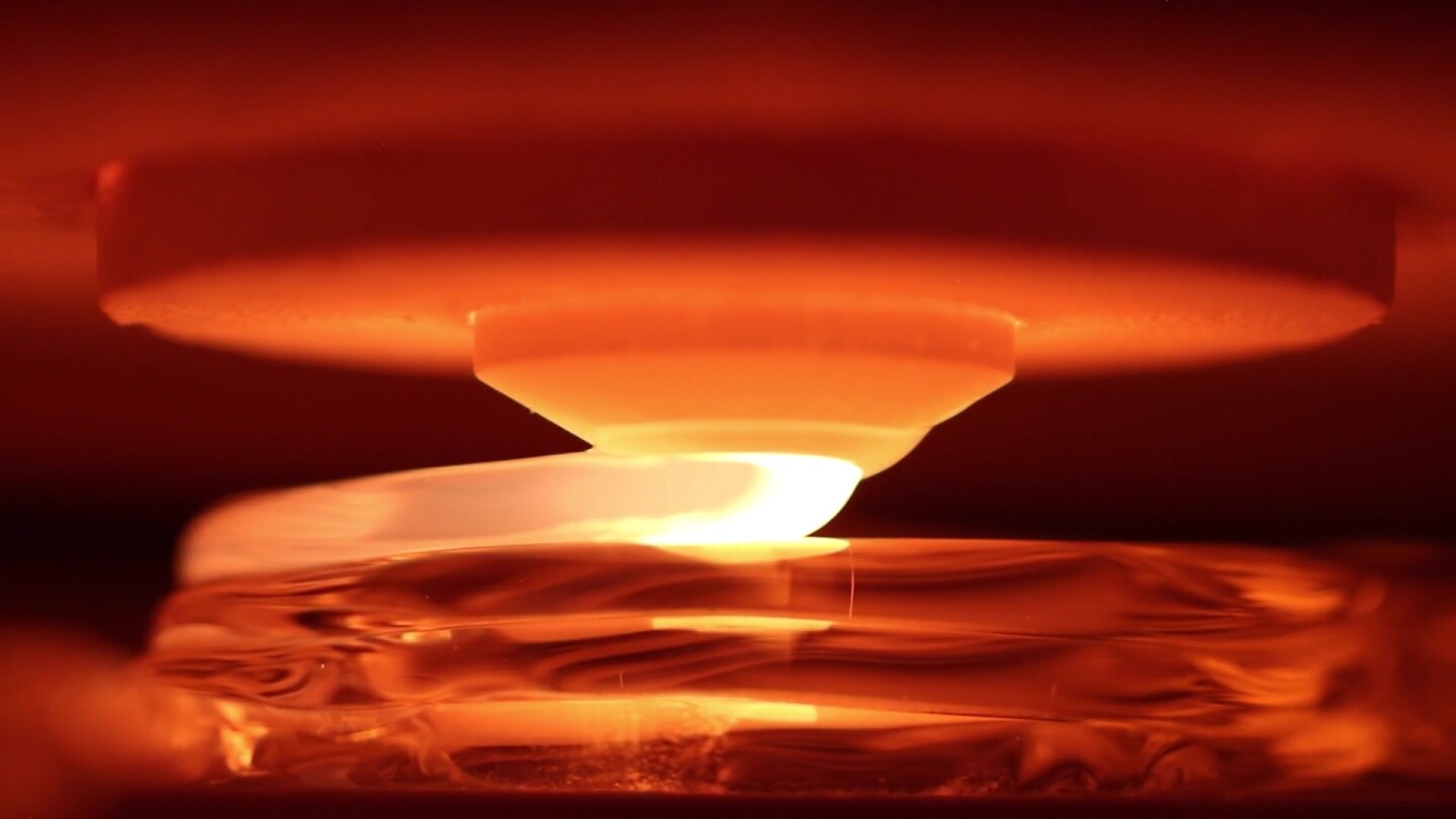 A team of researchers led by Neri Oxman out of MIT’s Mediated Matter Group has developed a 3D printing process that extrudes molten glass