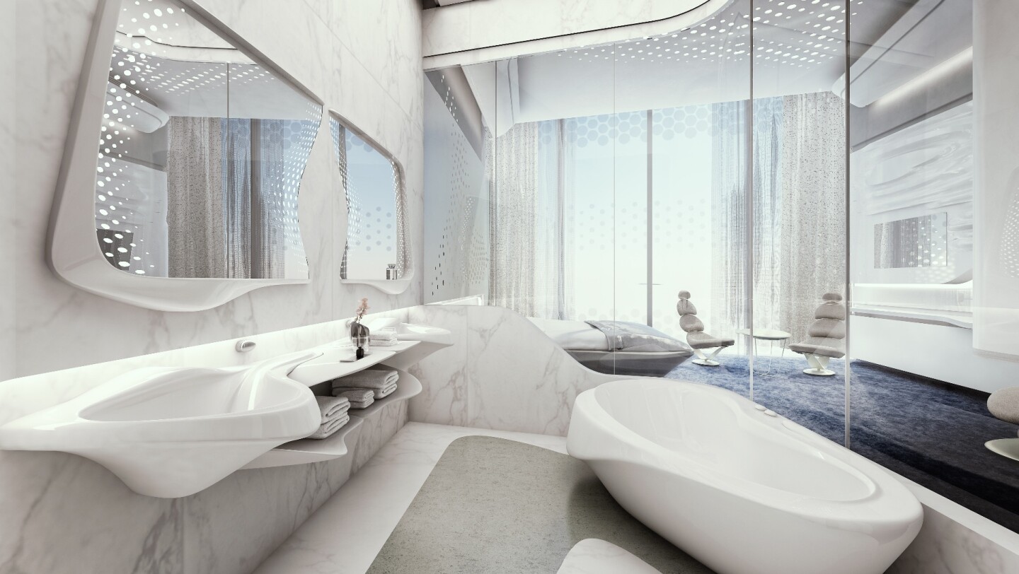Opus includes a dozen restaurants, a hotel and office space
