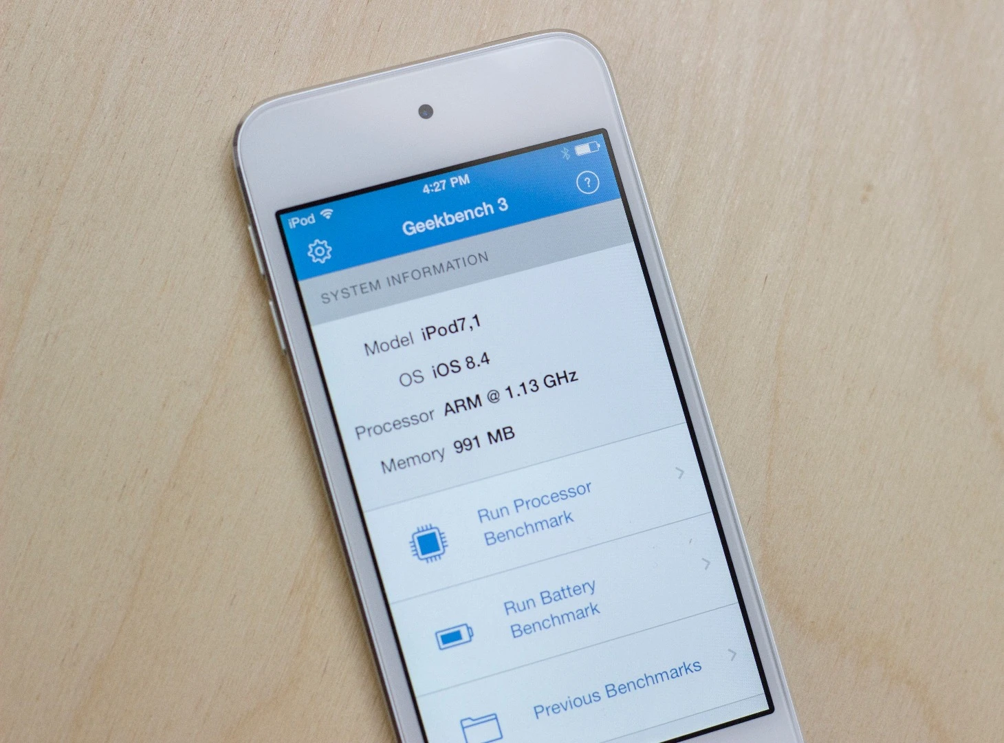 Confirmed processor speed and RAM specs in the new iPod touch