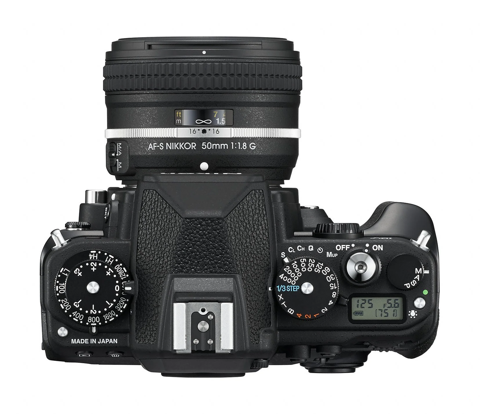 The Nikon Df comes with an optional 50-mm F1.8 G kit lens, which has matching retro looks