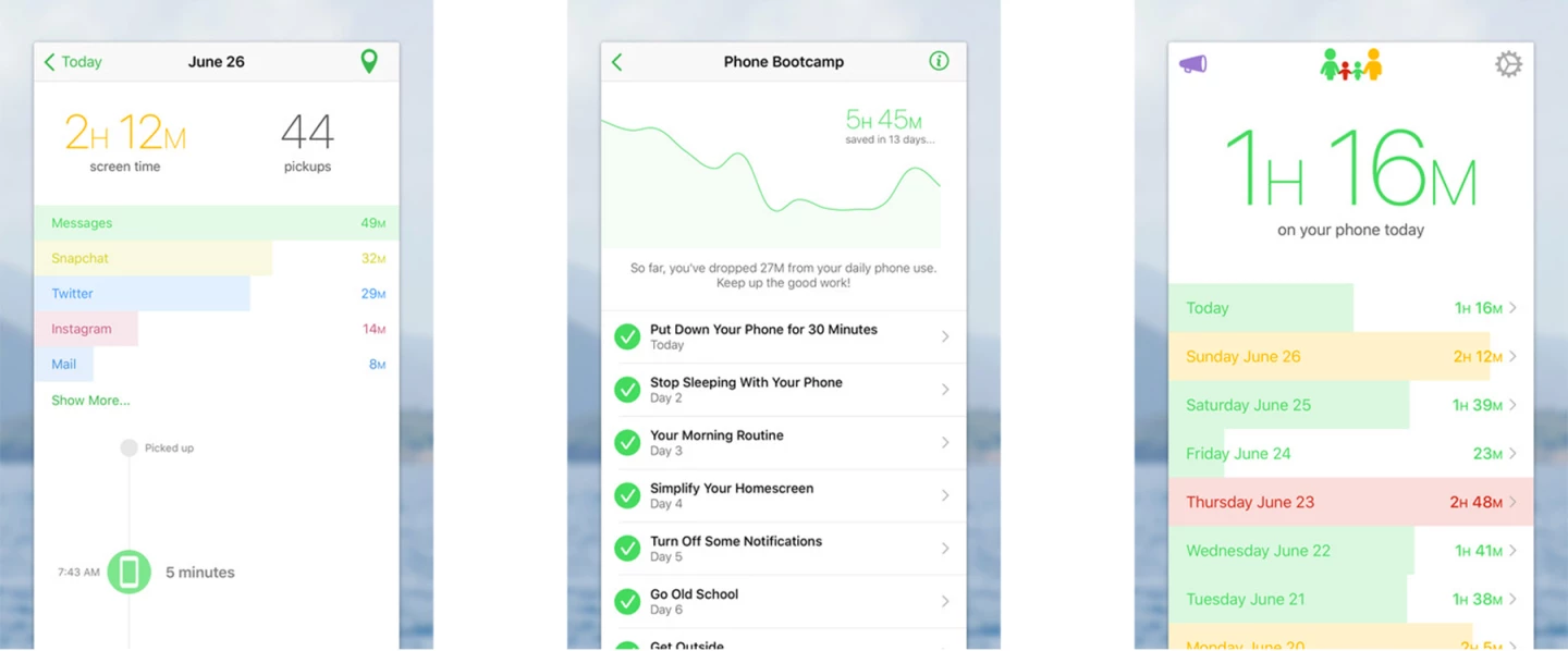 The Moment app is designed to hold you accountable for screen time