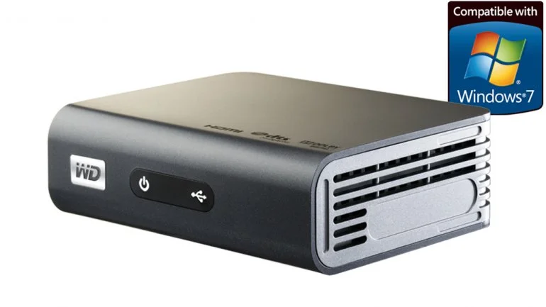The WD TV Live HD media player gets Windows 7 compatibility