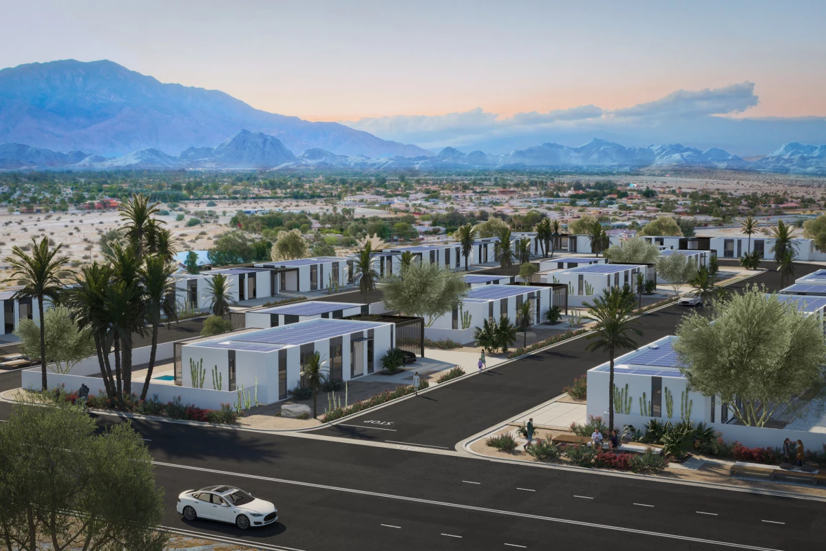 Mighty Buildings is putting together a community of 3D-printed homes in California it says will be net zero energy thanks to rooftop solar