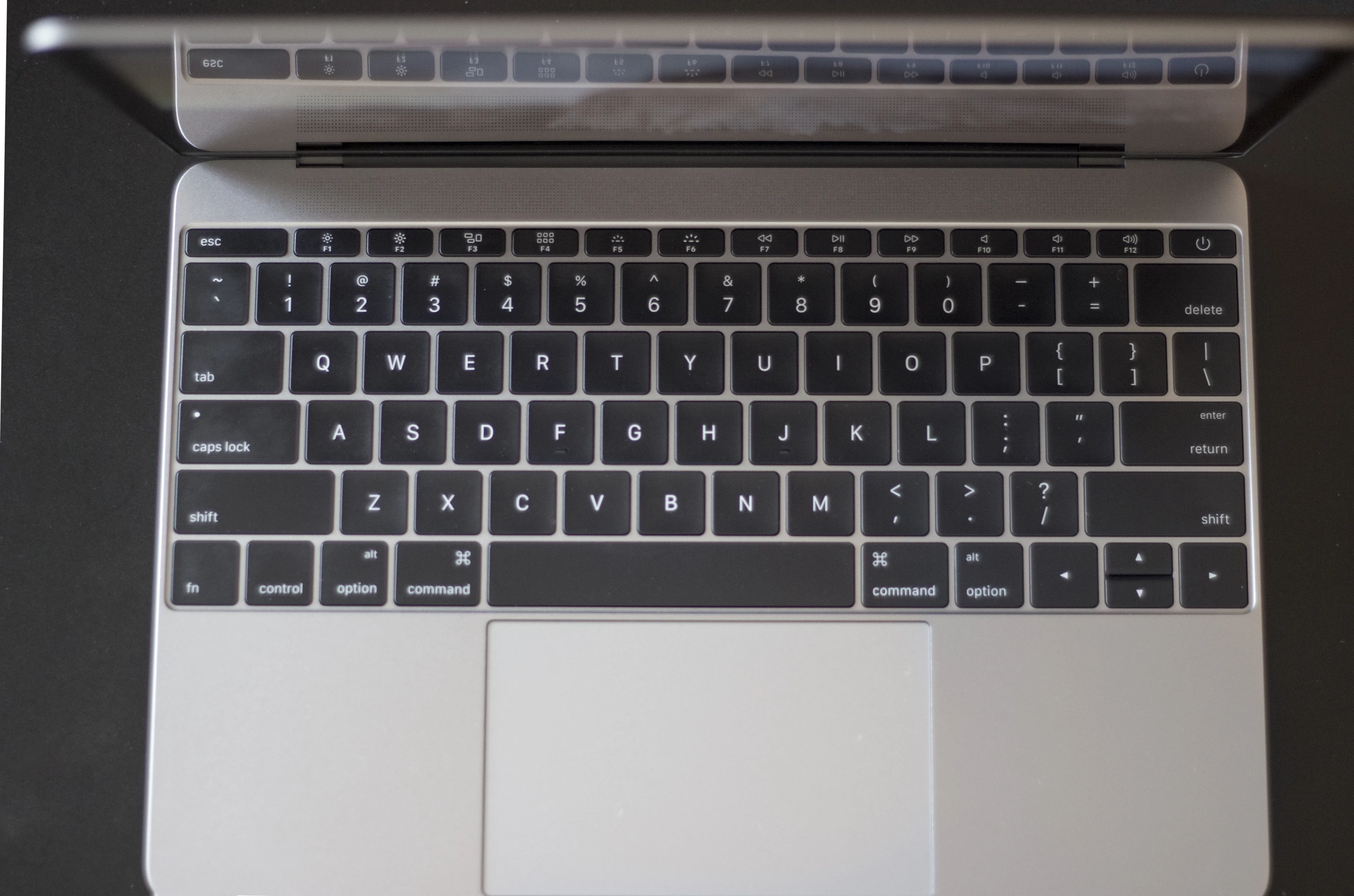 The new MacBook's keyboard (Photo: Will Shanklin/Gizmag.com)