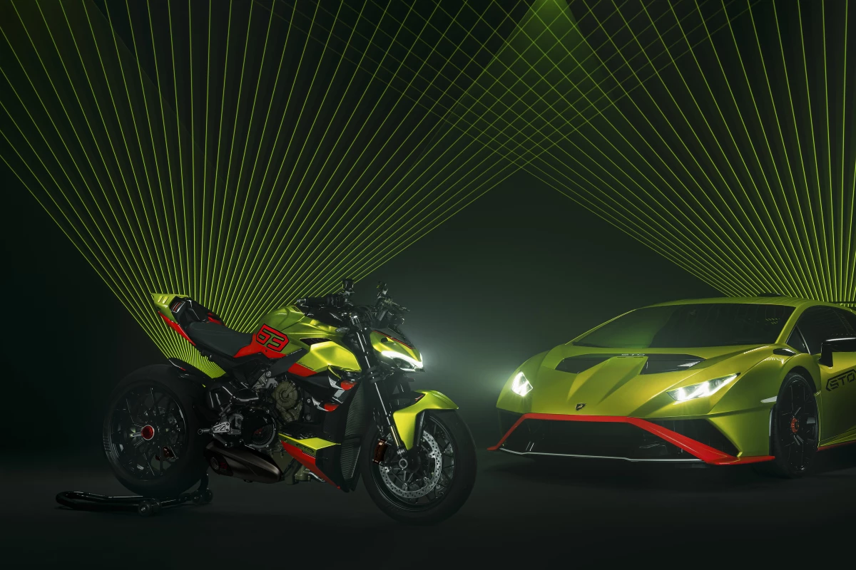 The 2023 Ducati Streetfighter V4 Lamborghini is the second motorcycle to result from the synergy of two iconic Italian brands