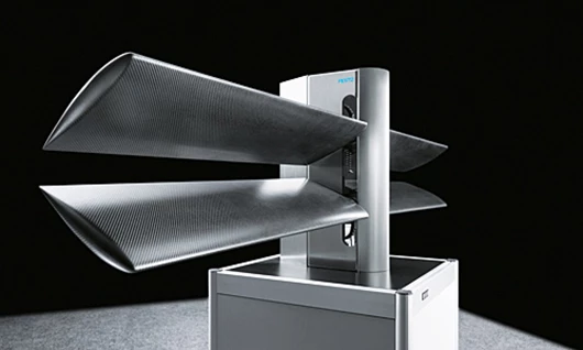 Festo has applied the same methodology used in its robotic SmartBird to harvest energy from the wind