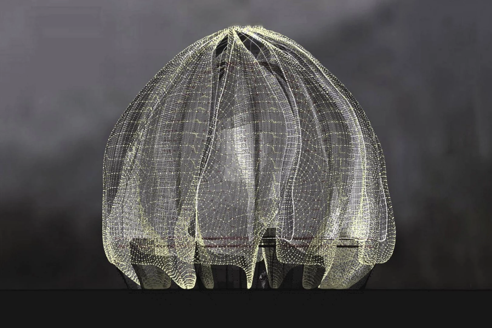 Bahá’í Temple of South America concept rendering