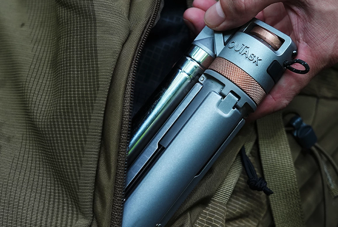 Stow the Outask TD2 in pack or jacket pocket and you have serious lighting performance when you need it