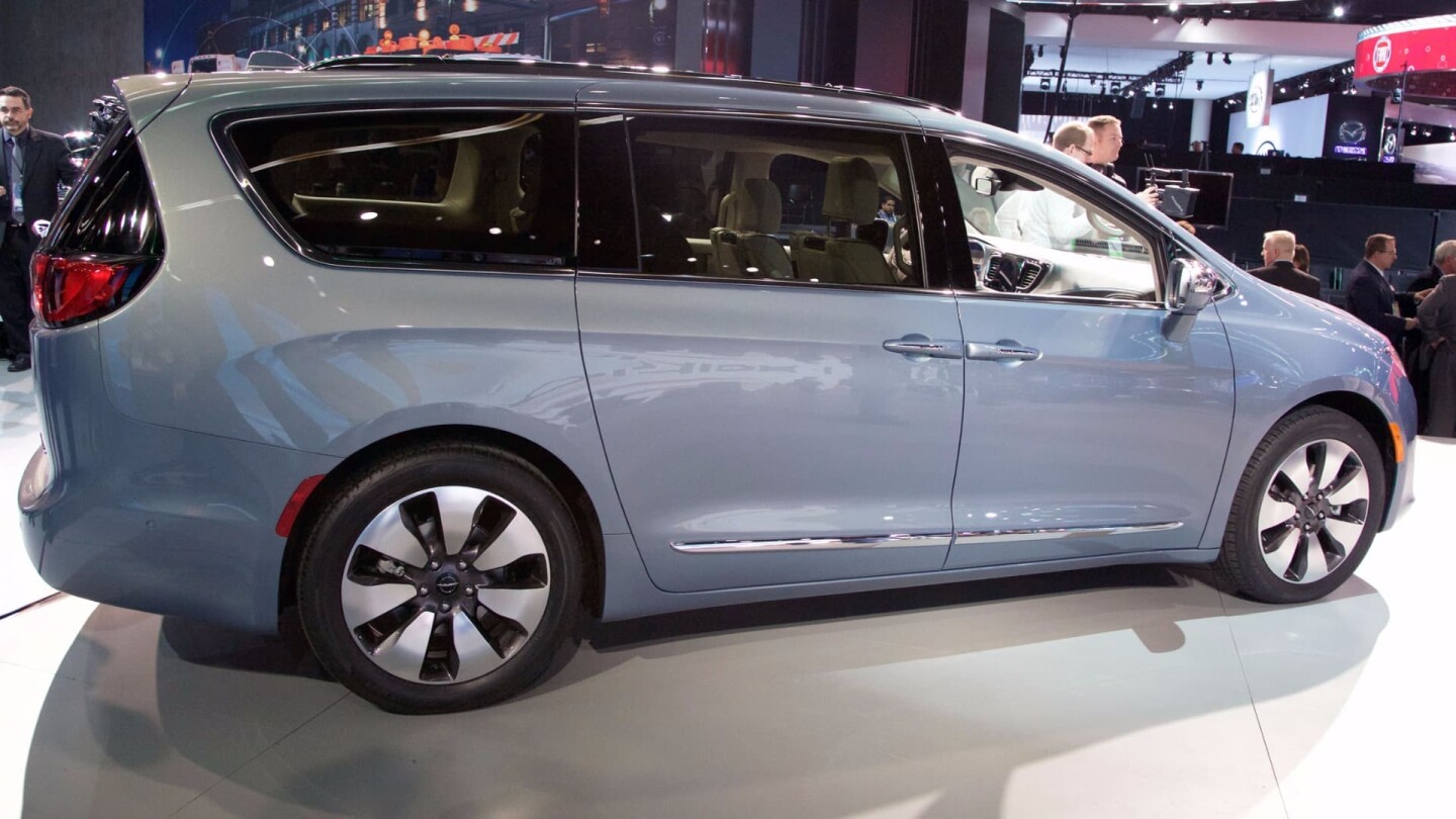 The Pacifica at launch in Detroit