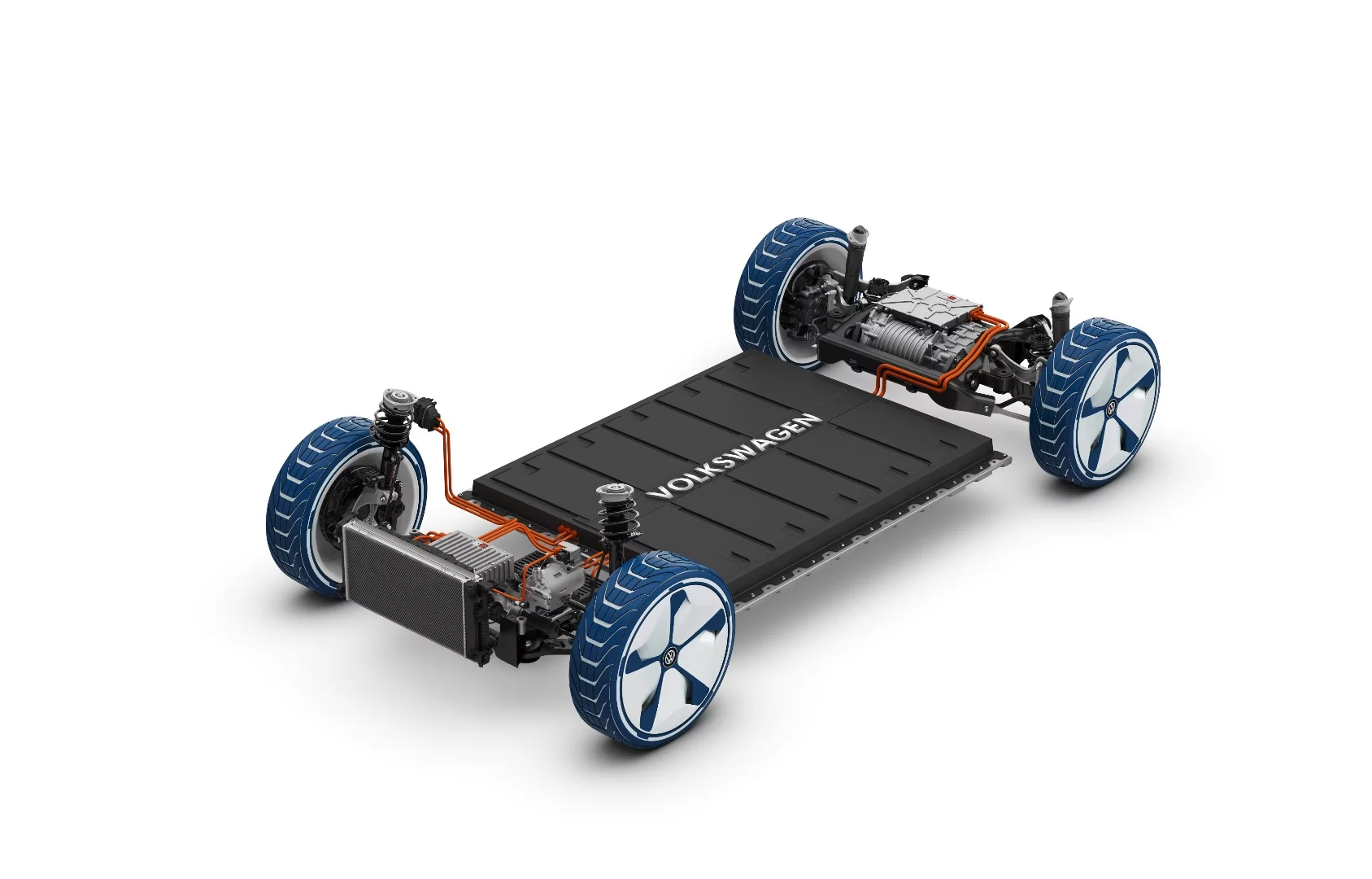 VW's MEB architecture includes a floor-mounted battery