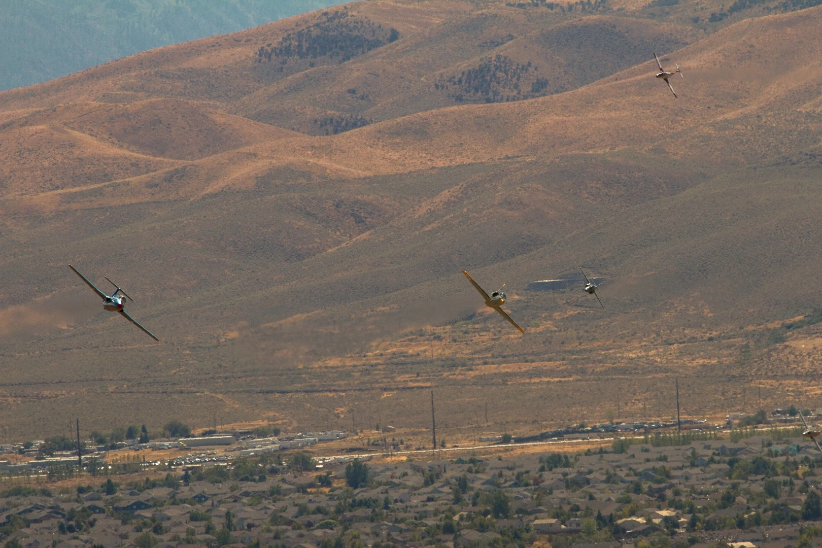 The Jet class rounds turn one after the 400mph front straight