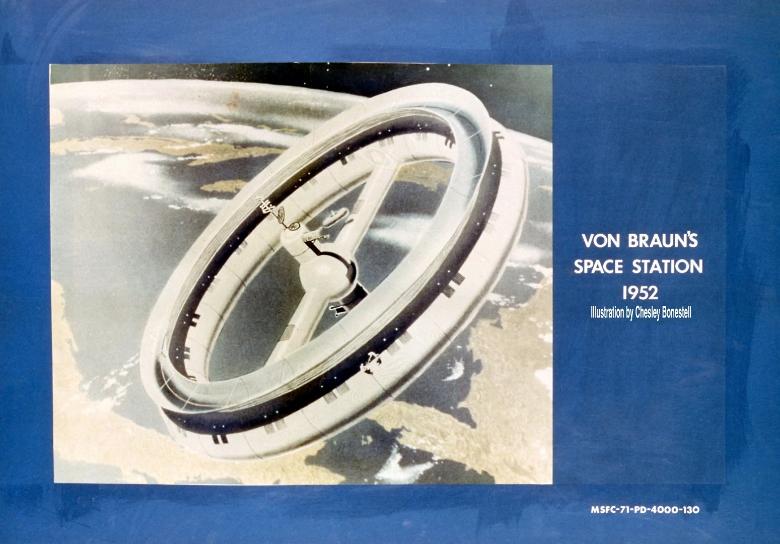 One of Chelsey Bonestell's more well-known pieces from 1952