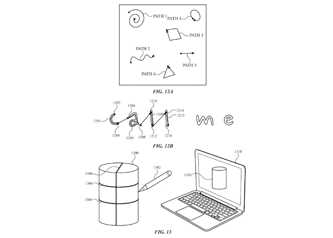 The new Apple stylus might draw handwritten notes and 3D shapes