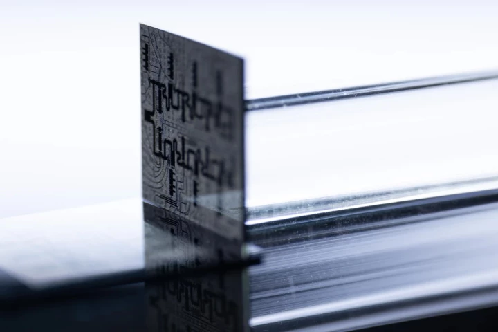 Amazon's Ocelot chip consists of two 0.4-square-inch silicon microchips, with thin layers of superconducting materials on their surfaces
