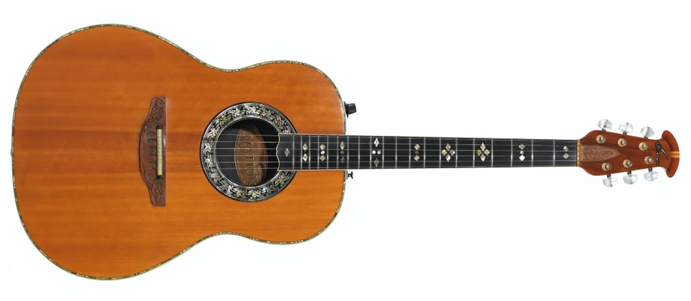 Purchased from Ovation Instruments in 1976, this Custom Legend became one of David Gilmour's longest serving instruments