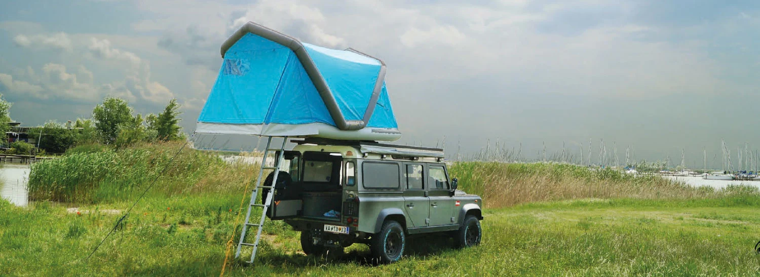 With its lightweight design, the Gentletent won't make the vehicle too top heavy