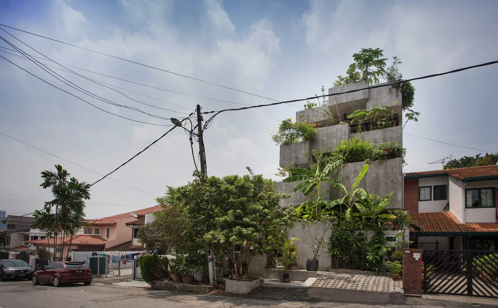 The Planter Box house was designed for a retired couple with a keen interest in gardening and growing their own food