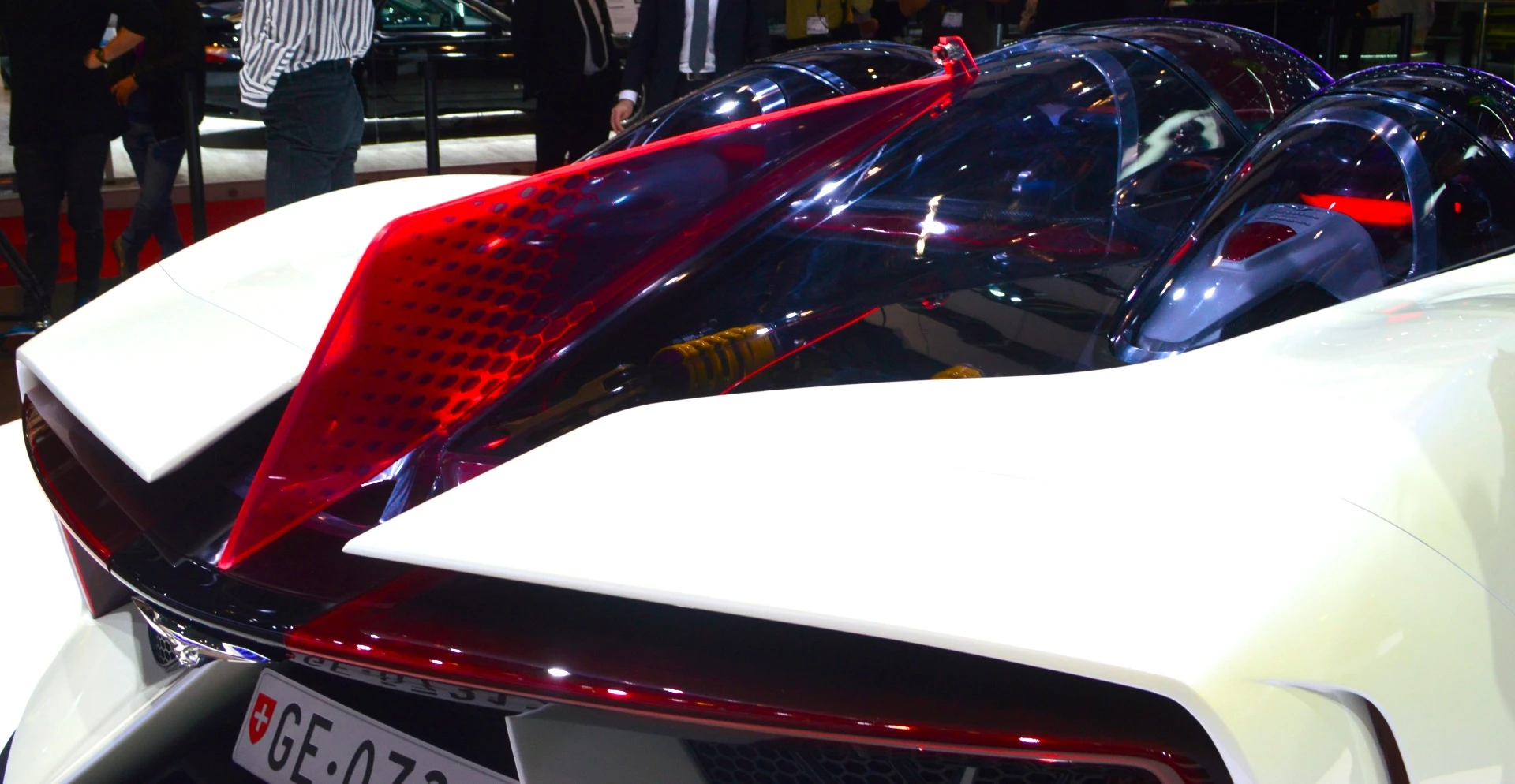The Techrules Ren rear includes razor-thin taillights and a big, old fin