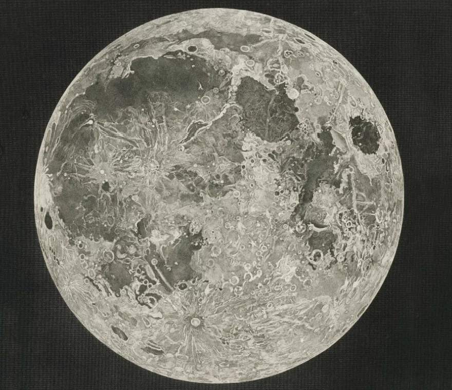 John Russell sketched the moon's surface in intricate detail from his observations with the telescope. These sketches evolved into highly detailed maps of the lunar surface, one of which can be seen at the Museum of the History of Science. In 1797 Russell published the earliest extant lunar globe. In 1805 the lunar planisphere showing the Moon in flat was published, followed in 1806 by an alternative view of the Moon lit obliquely. It is these two extraordinary works which sold for £125,000 ($157,408) at Christies in New York on December 1.