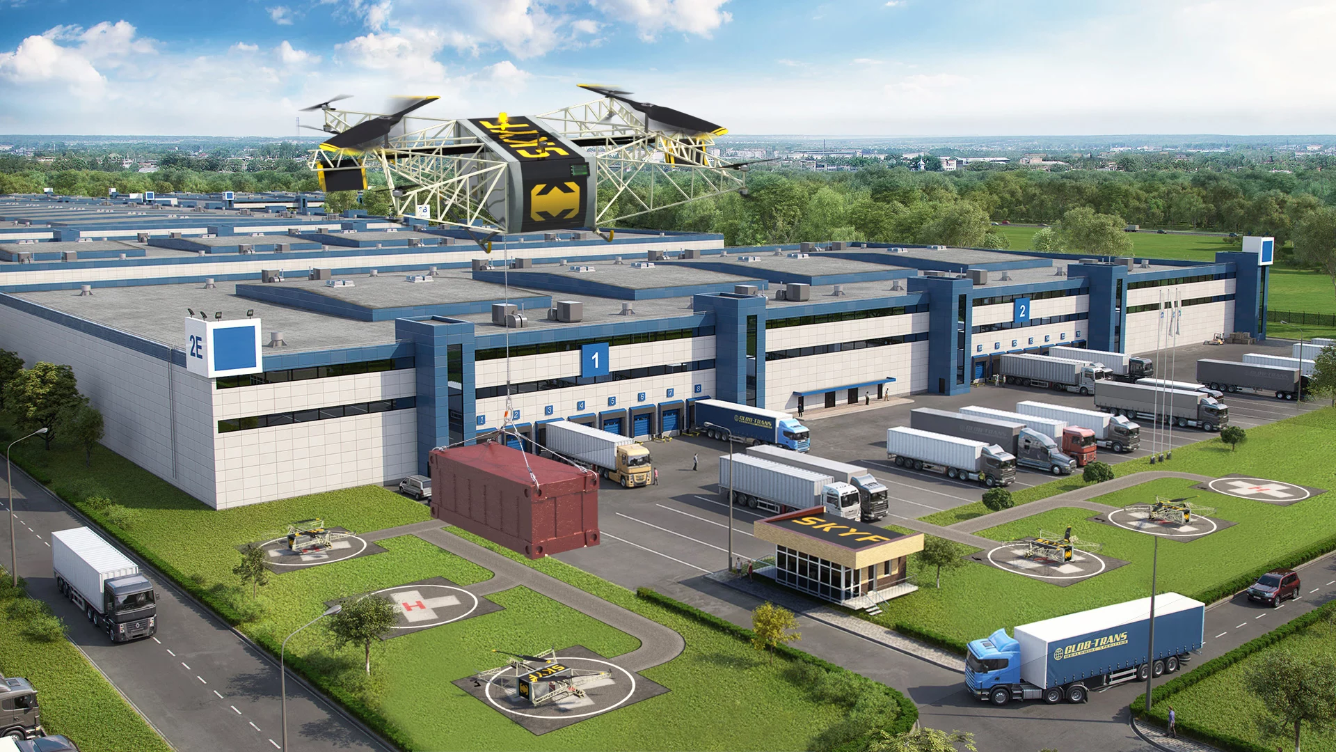 ARDN's SKYF: logistics as the crow flies