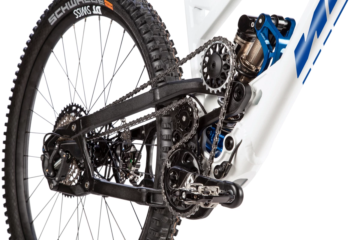 A close look at the Nucleon 16's Supre Drive drivetrain