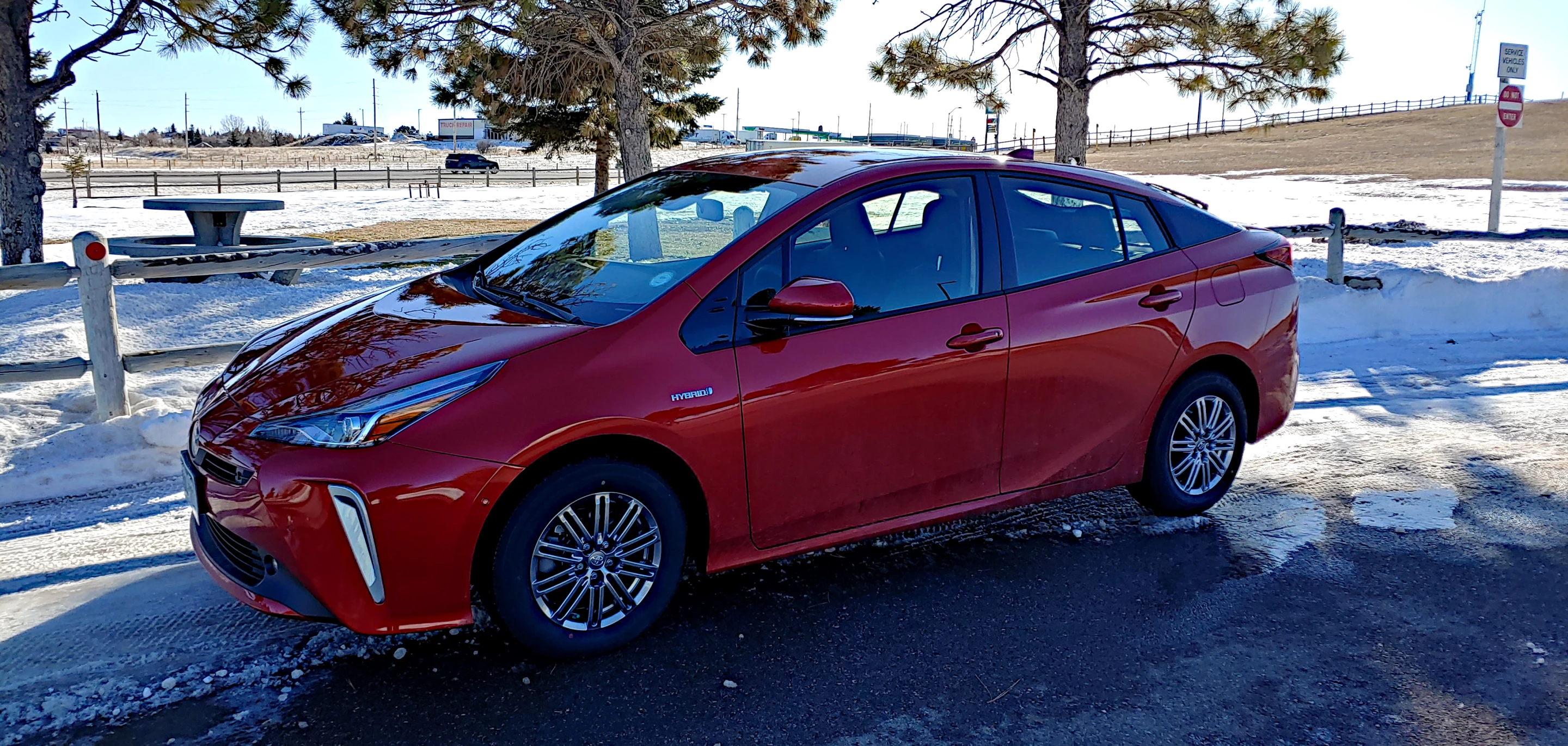 The Prius AWD-e's all-wheel drive system only works full-time at under 6mph and intermittently up to 43 mph