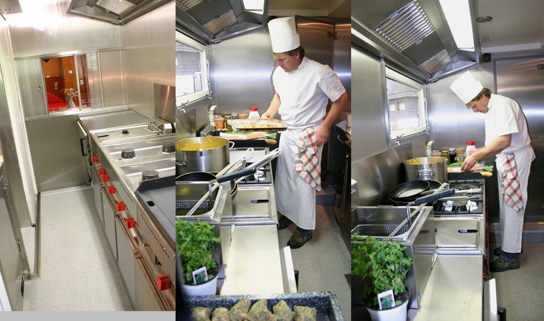 A private chef brings some comfort to the backcountry in the Desert Challenger expedition vehicle