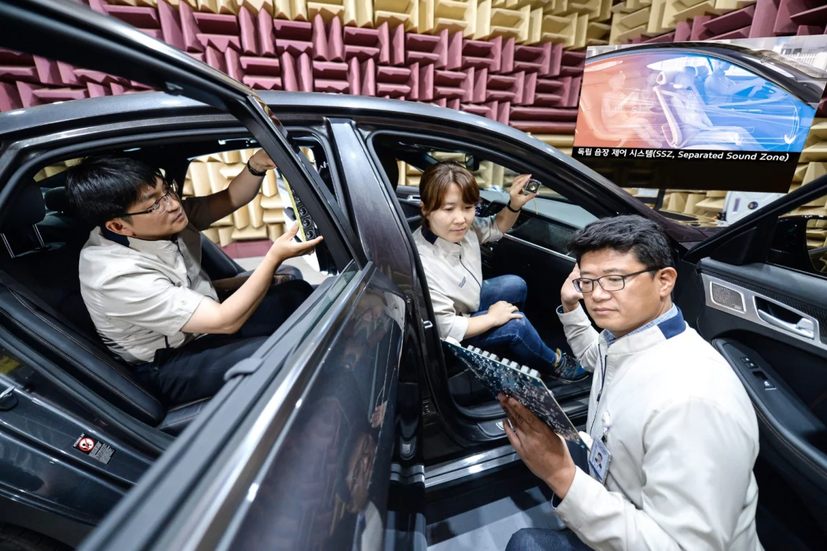 Each person in a car could have their own private audio space thanks to the SSZ system