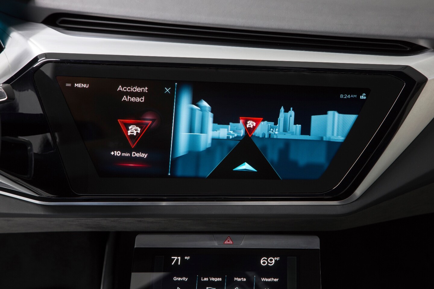 Audi shows an AMOLED-based concept interior at CES 2016