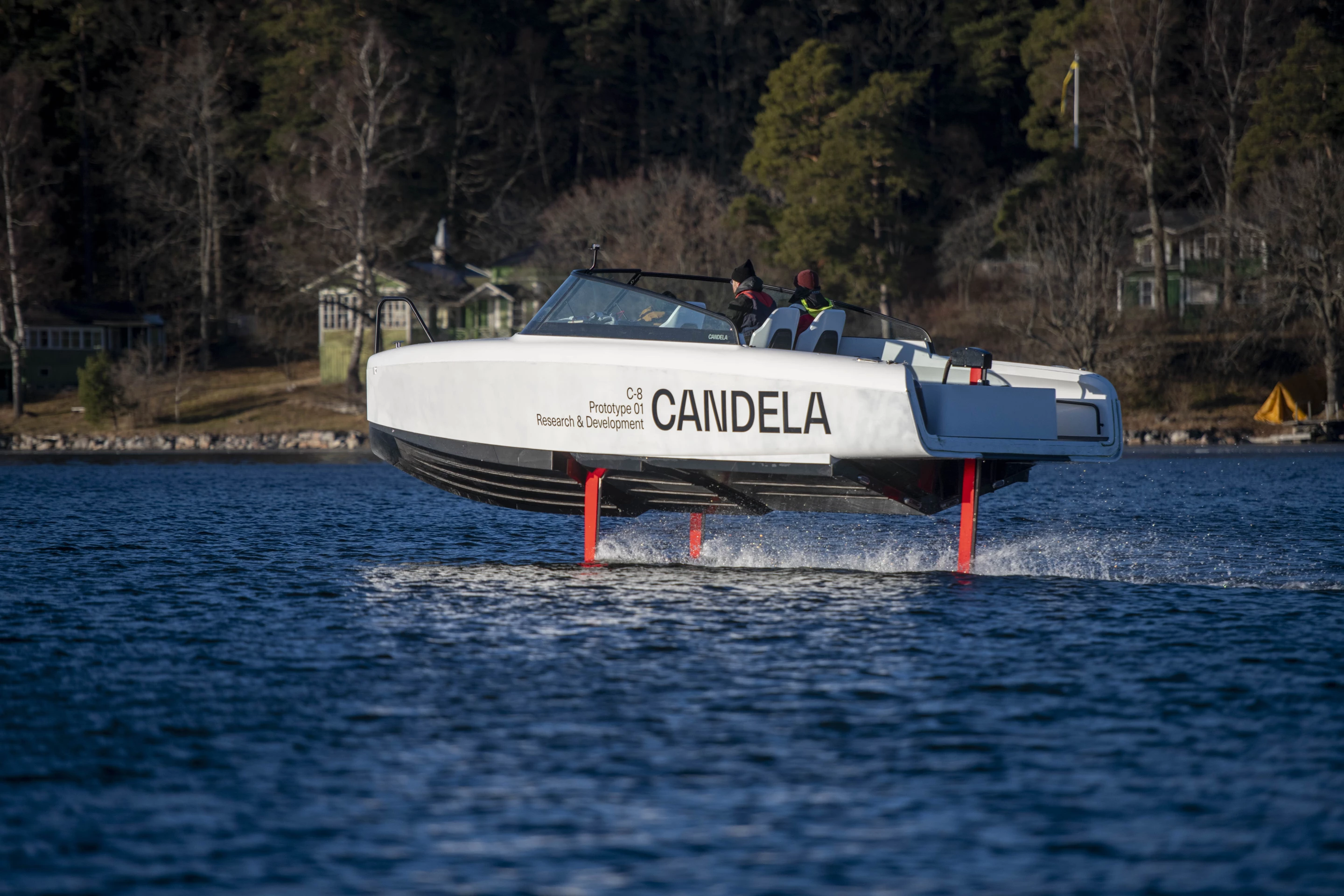 The "flying boat" will certainly be an arresting sight