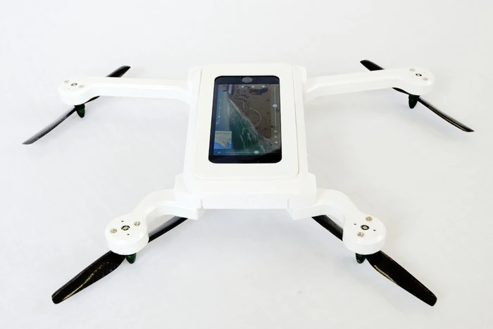 The PhoneDrone uses your smartphone as its brains