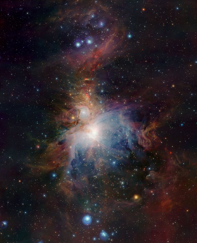 The Orion Nebula taken by the VISTA telescope