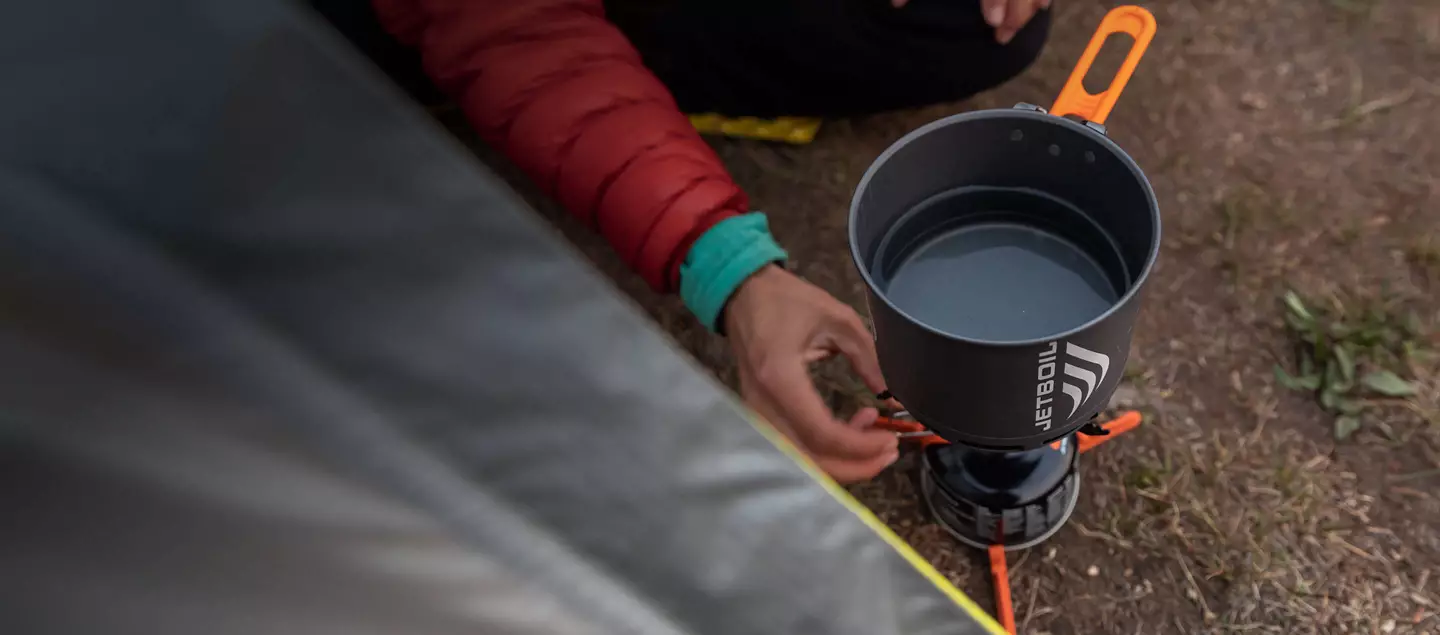 The Jetboil Stash can boil water in just minutes