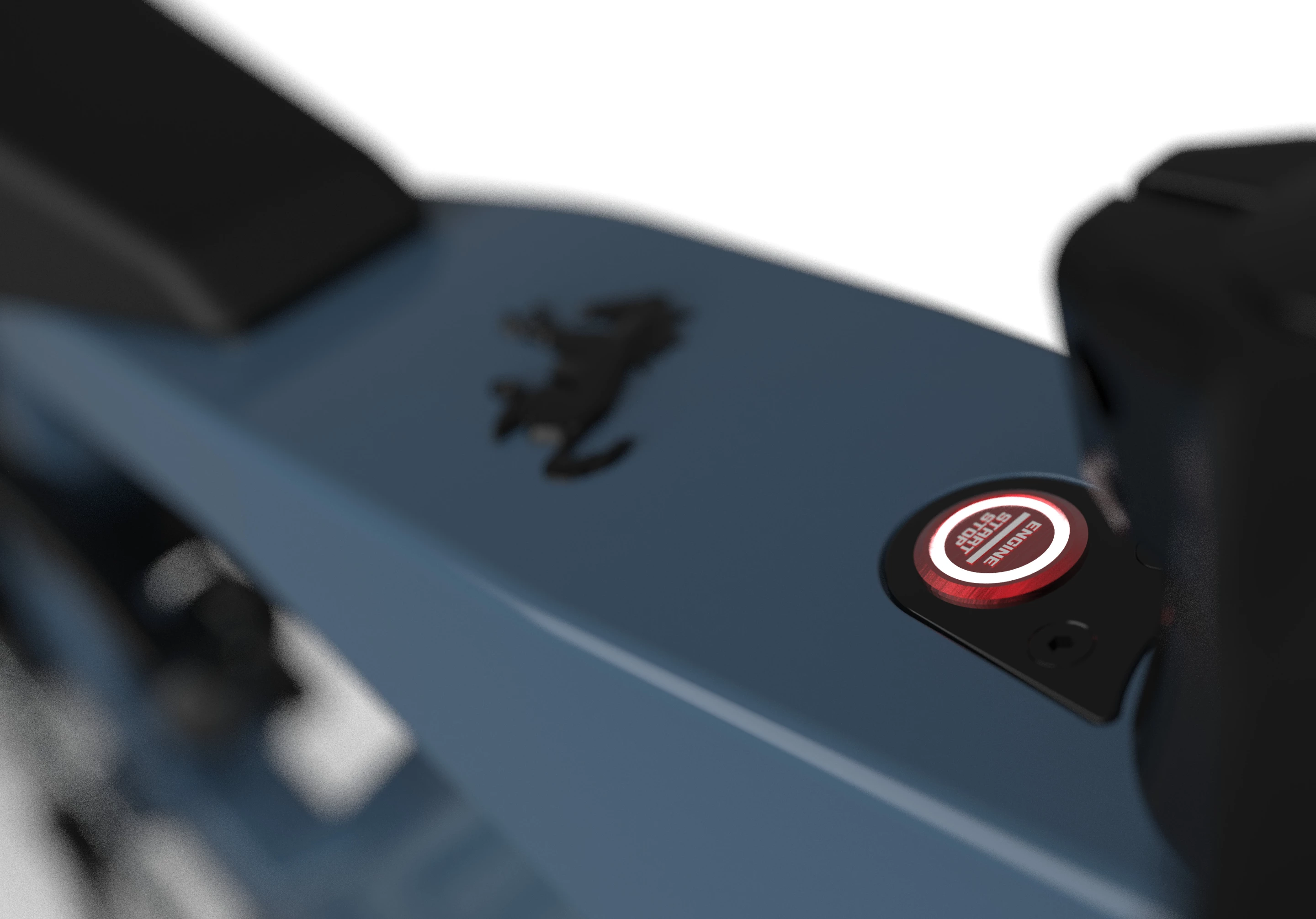 Start your engine (or pedal-assist motor) from a big ol' button on the Bronco ebike's top tube