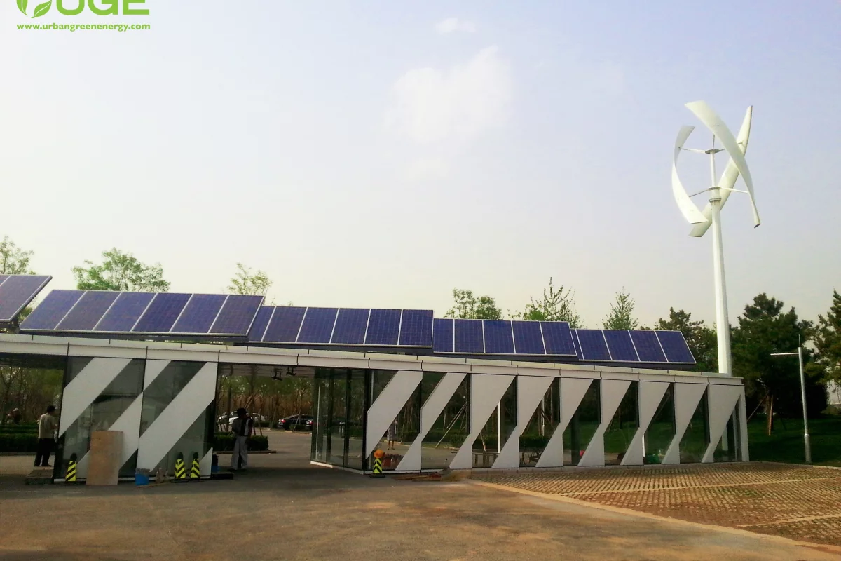 Urban Green Energy (UGE) has unveiled its newest mid-range wind turbine, the VisionAIR, which replaces the former 4K model and features improved airfoils to provide greater efficiency at moderate wind speeds