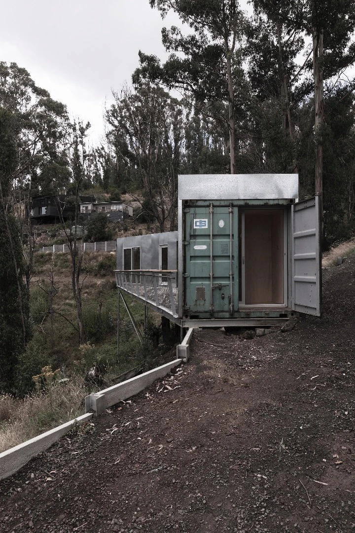 House 28 is made from three shipping containers