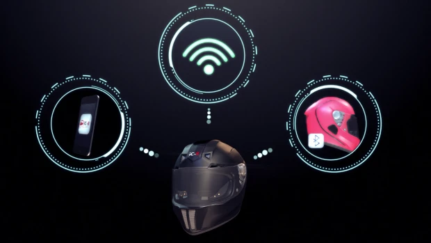 iC-R helmet - Bluetooth connectivity with built-in LiDAR and GPS sensors